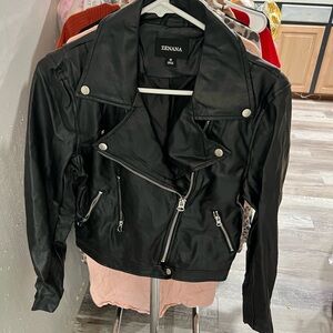 Zenana Outfitters Black Women's Moto Jacket